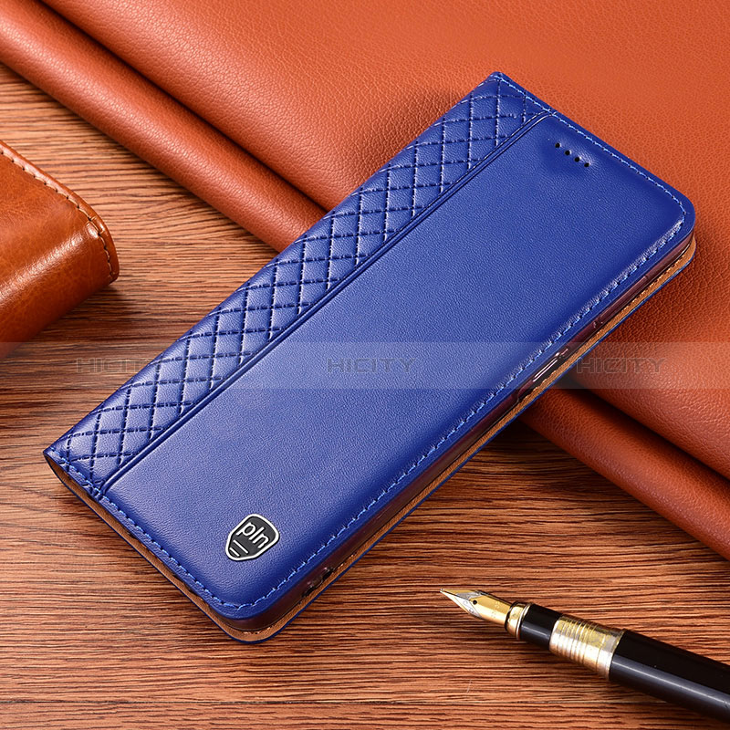 Coque Portefeuille Livre Cuir Etui Clapet H05P pour Samsung Galaxy S24 Plus 5G Bleu Plus