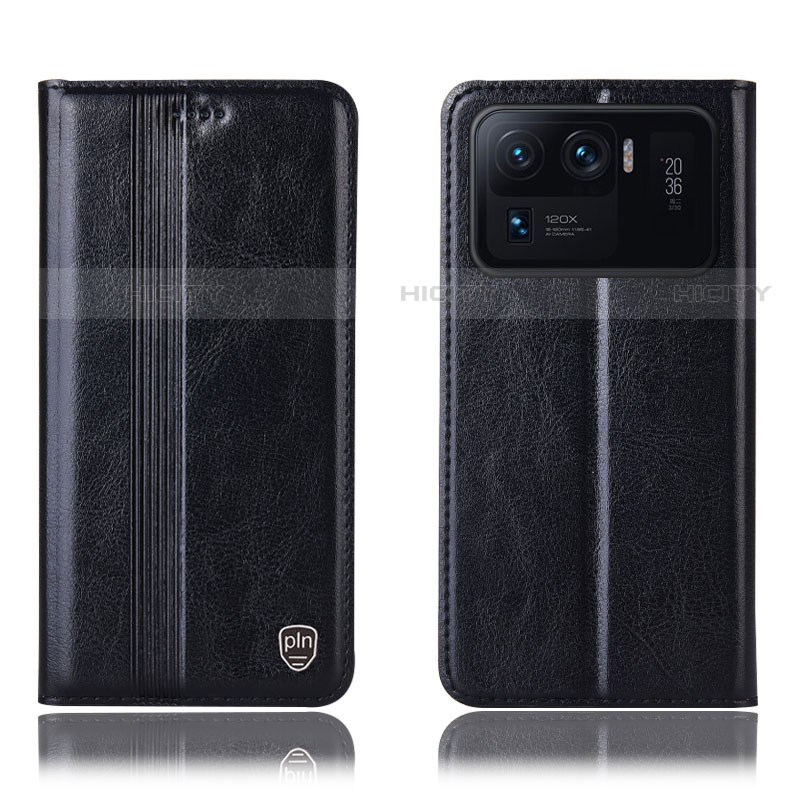 Coque Portefeuille Livre Cuir Etui Clapet H05P pour Xiaomi Mi 11 Ultra 5G Noir Plus