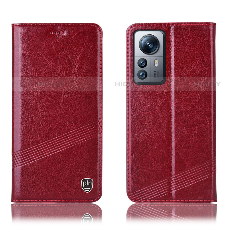 Coque Portefeuille Livre Cuir Etui Clapet H05P pour Xiaomi Mi 12 Lite 5G Rouge Plus