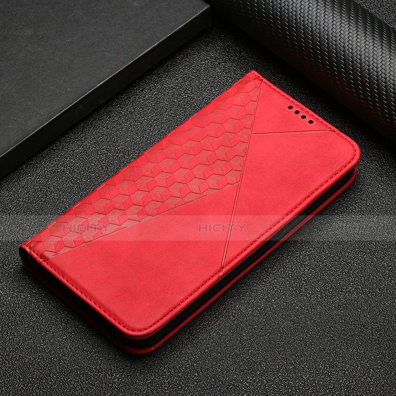 Coque Portefeuille Livre Cuir Etui Clapet H05X pour Nothing Phone 1 Rouge Plus