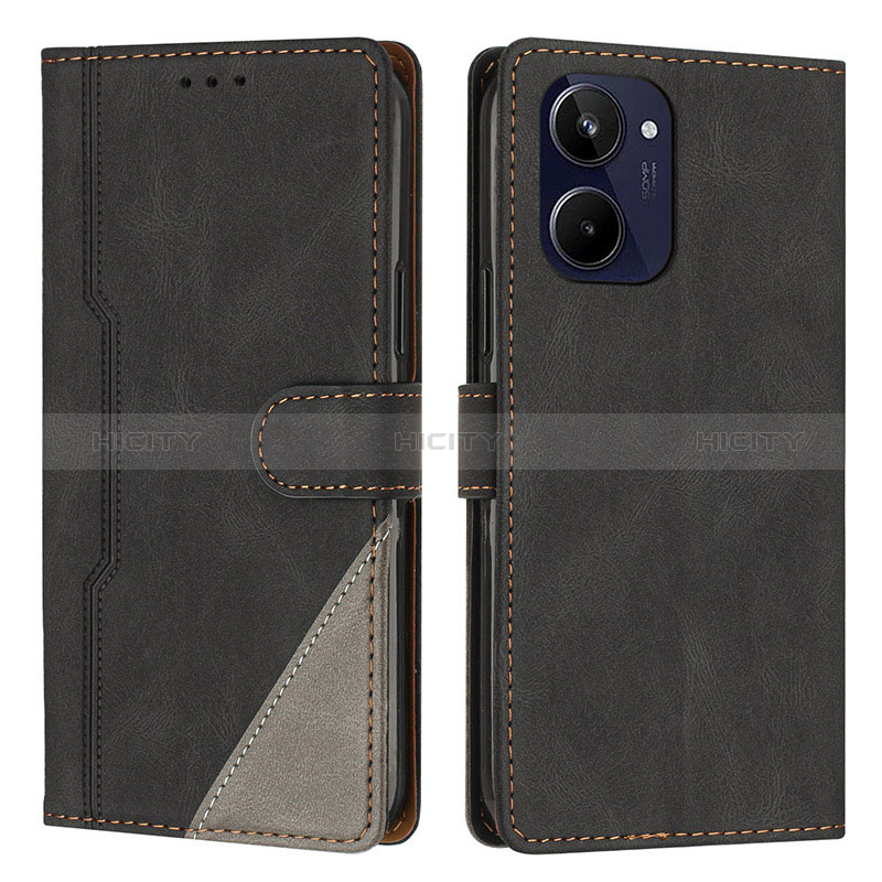 Coque Portefeuille Livre Cuir Etui Clapet H05X pour Realme 10 4G Noir Plus