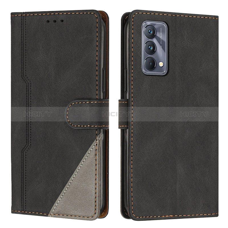 Coque Portefeuille Livre Cuir Etui Clapet H05X pour Realme GT Master 5G Noir Plus