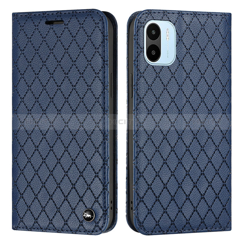 Coque Portefeuille Livre Cuir Etui Clapet H05X pour Xiaomi Poco C50 Bleu Plus