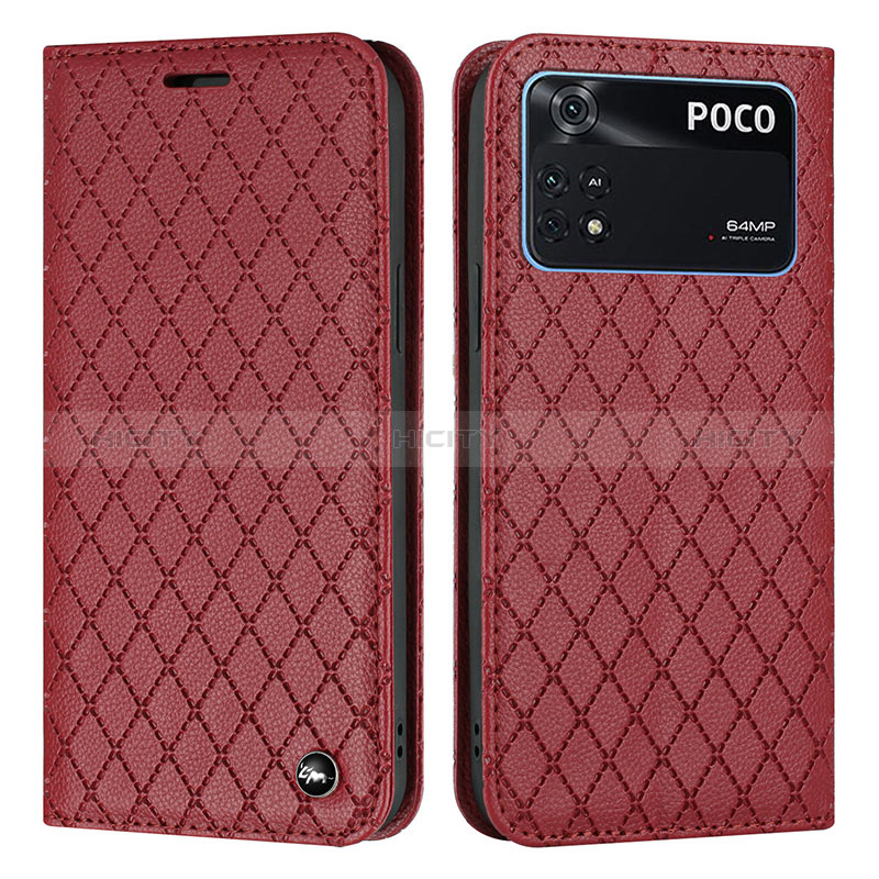 Coque Portefeuille Livre Cuir Etui Clapet H05X pour Xiaomi Poco M4 Pro 4G Plus