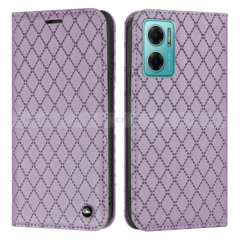 Coque Portefeuille Livre Cuir Etui Clapet H05X pour Xiaomi Redmi 11 Prime 5G Violet Plus