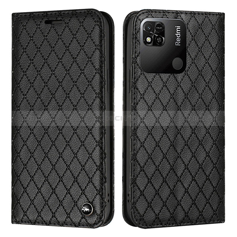 Coque Portefeuille Livre Cuir Etui Clapet H05X pour Xiaomi Redmi 9C NFC Noir Plus