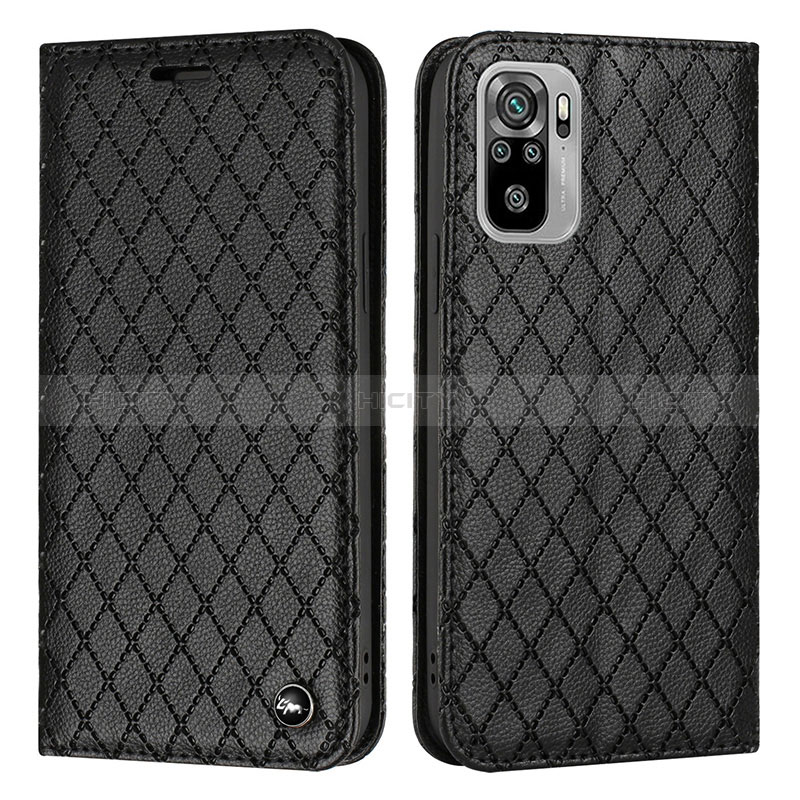 Coque Portefeuille Livre Cuir Etui Clapet H05X pour Xiaomi Redmi Note 10S 4G Noir Plus