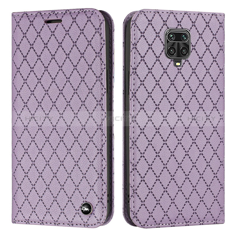 Coque Portefeuille Livre Cuir Etui Clapet H05X pour Xiaomi Redmi Note 9S Violet Plus