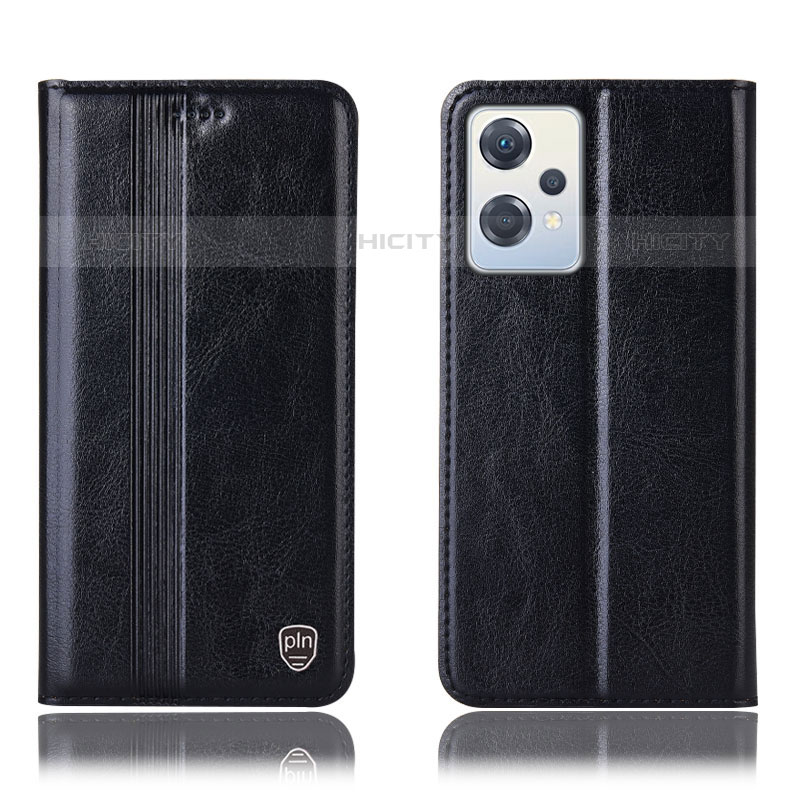 Coque Portefeuille Livre Cuir Etui Clapet H06P pour OnePlus Nord CE 2 Lite 5G Noir Plus