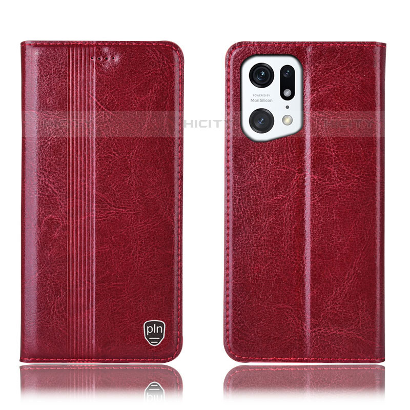 Coque Portefeuille Livre Cuir Etui Clapet H06P pour Oppo Find X5 Pro 5G Plus