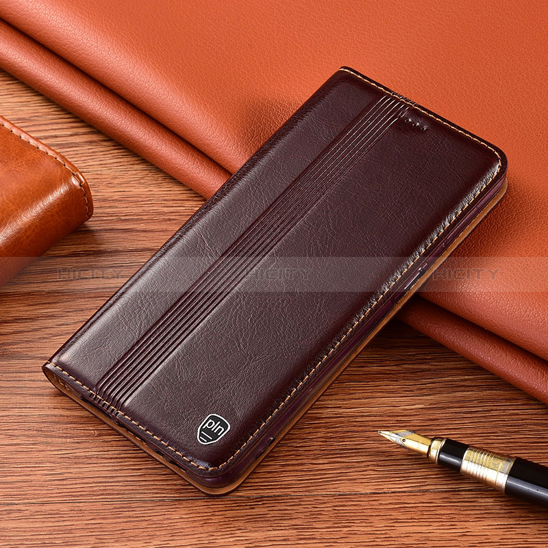 Coque Portefeuille Livre Cuir Etui Clapet H06P pour Samsung Galaxy S24 Plus 5G Marron Plus