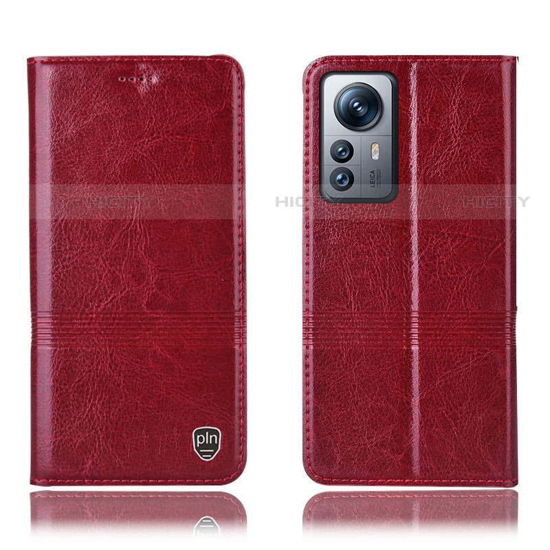 Coque Portefeuille Livre Cuir Etui Clapet H06P pour Xiaomi Mi 12 Lite 5G Rouge Plus