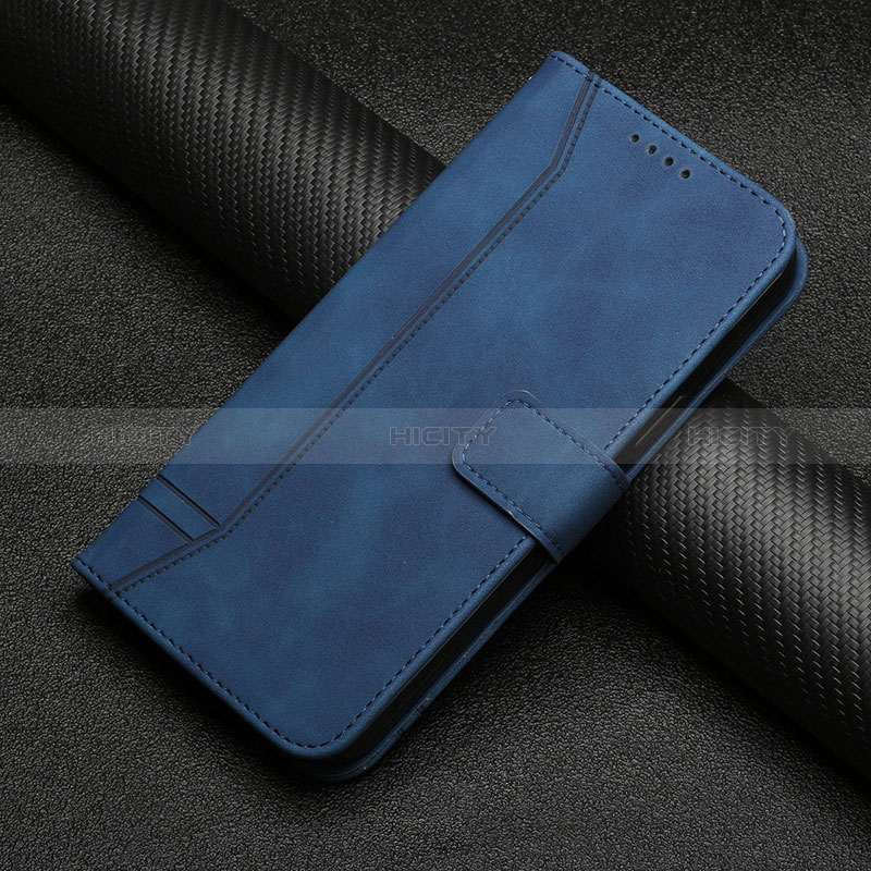 Coque Portefeuille Livre Cuir Etui Clapet H06X pour Huawei Honor 50 5G Bleu Plus