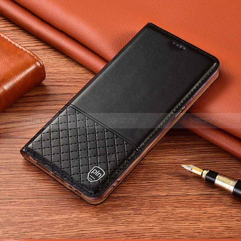 Coque Portefeuille Livre Cuir Etui Clapet H07P pour Asus Zenfone 7 ZS670KS Noir Plus