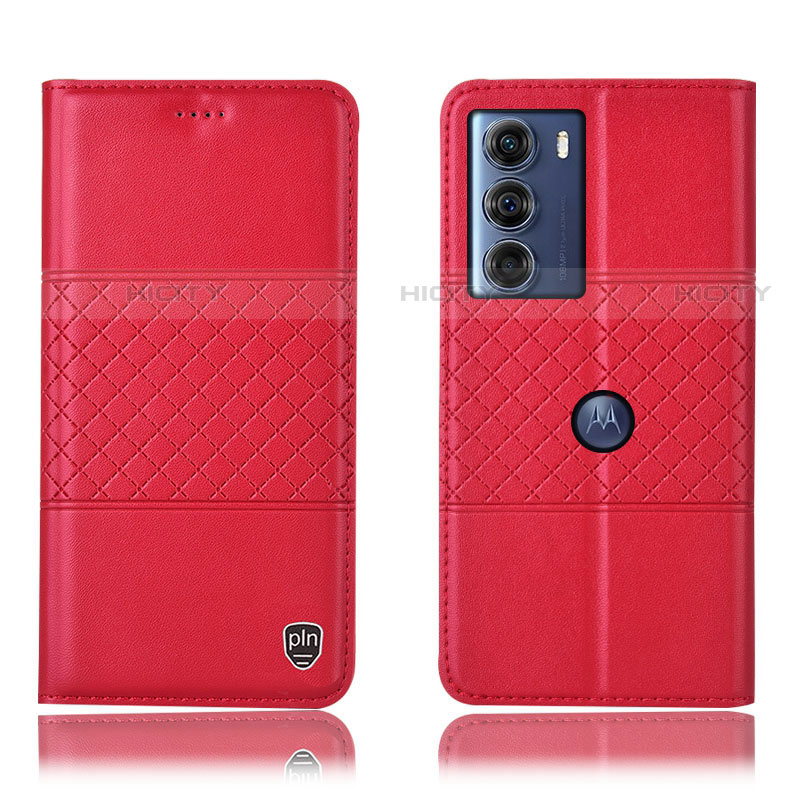 Coque Portefeuille Livre Cuir Etui Clapet H07P pour Motorola Moto Edge S30 5G Rouge Plus