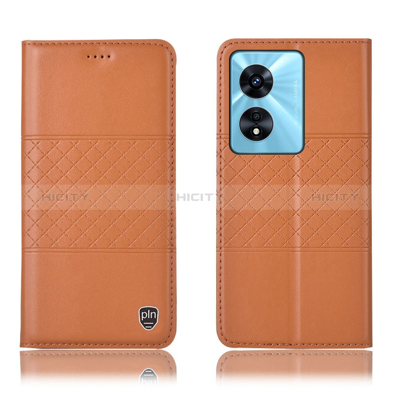 Coque Portefeuille Livre Cuir Etui Clapet H07P pour Oppo A38 Orange Plus