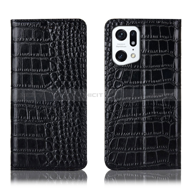 Coque Portefeuille Livre Cuir Etui Clapet H08P pour Oppo Find X5 5G Plus