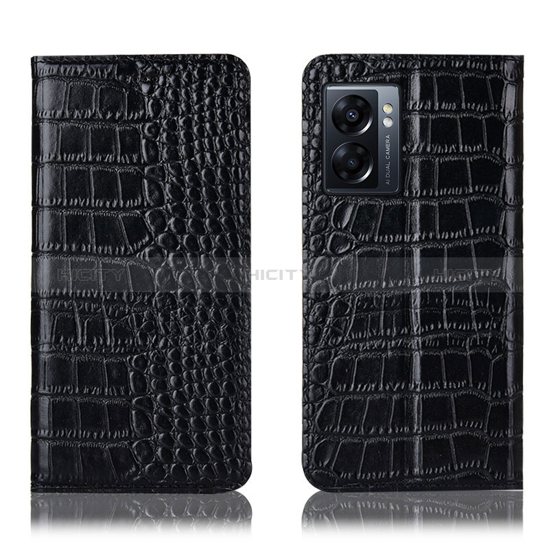 Coque Portefeuille Livre Cuir Etui Clapet H08P pour Oppo K10 5G India Plus