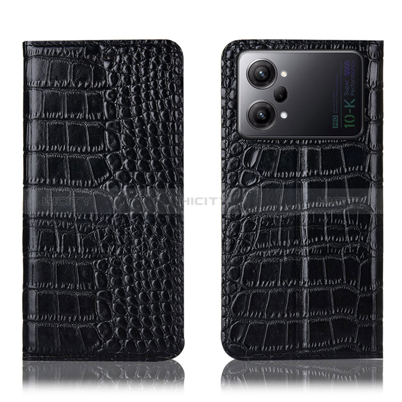 Coque Portefeuille Livre Cuir Etui Clapet H08P pour Oppo K10 Pro 5G Noir Plus