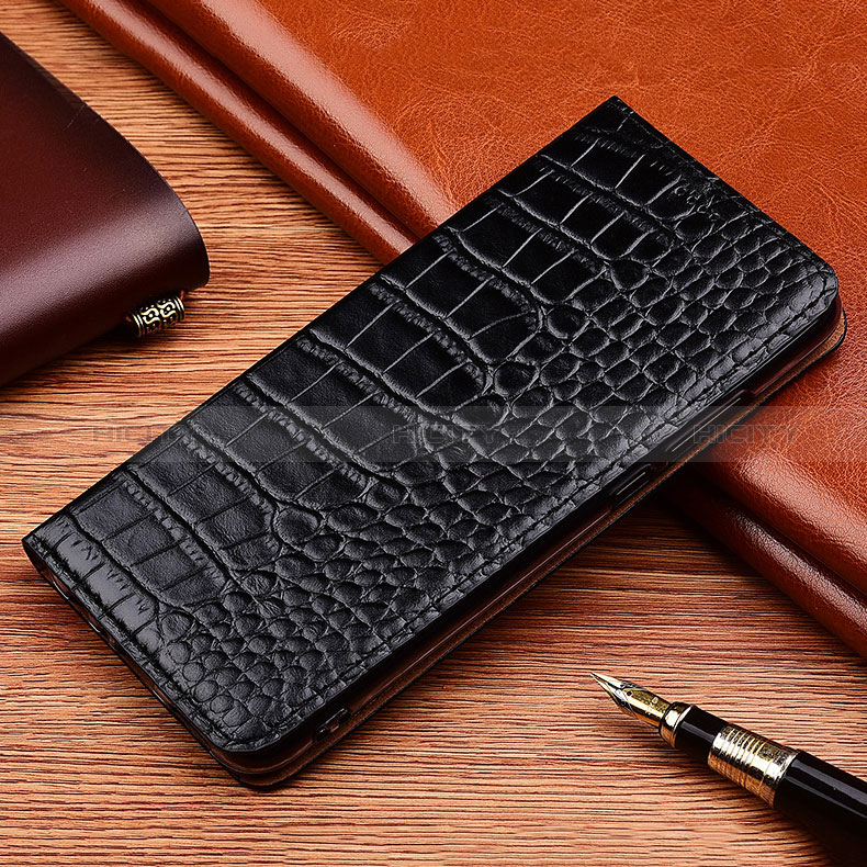 Coque Portefeuille Livre Cuir Etui Clapet H08P pour Oppo Reno11 Pro 5G Noir Plus