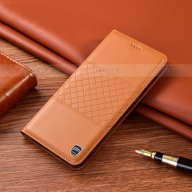 Coque Portefeuille Livre Cuir Etui Clapet H08P pour Vivo iQOO 9 5G Orange Plus