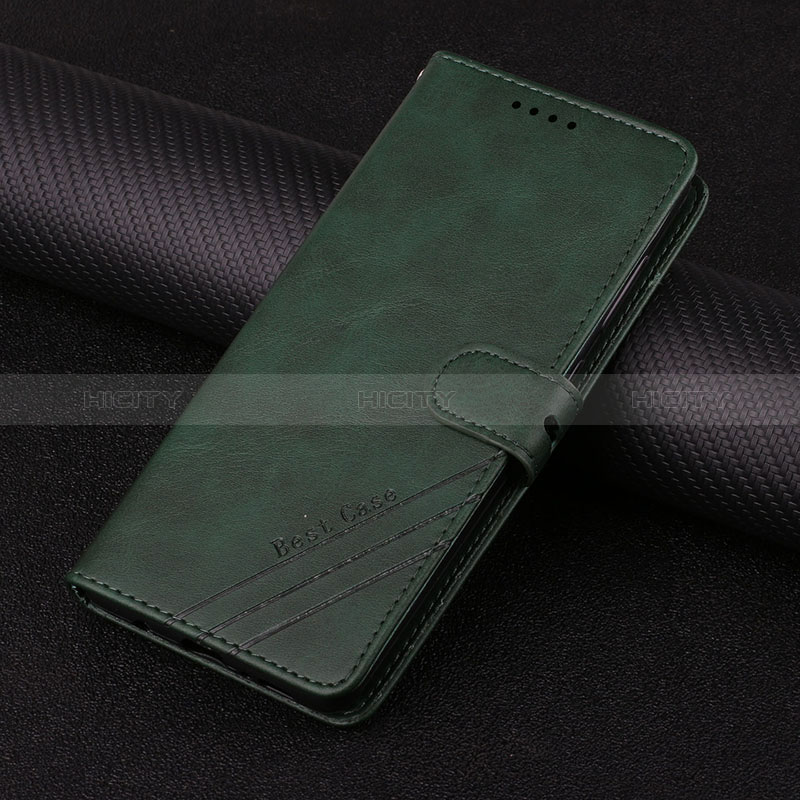 Coque Portefeuille Livre Cuir Etui Clapet H08X pour Google Pixel 6 5G Vert Plus