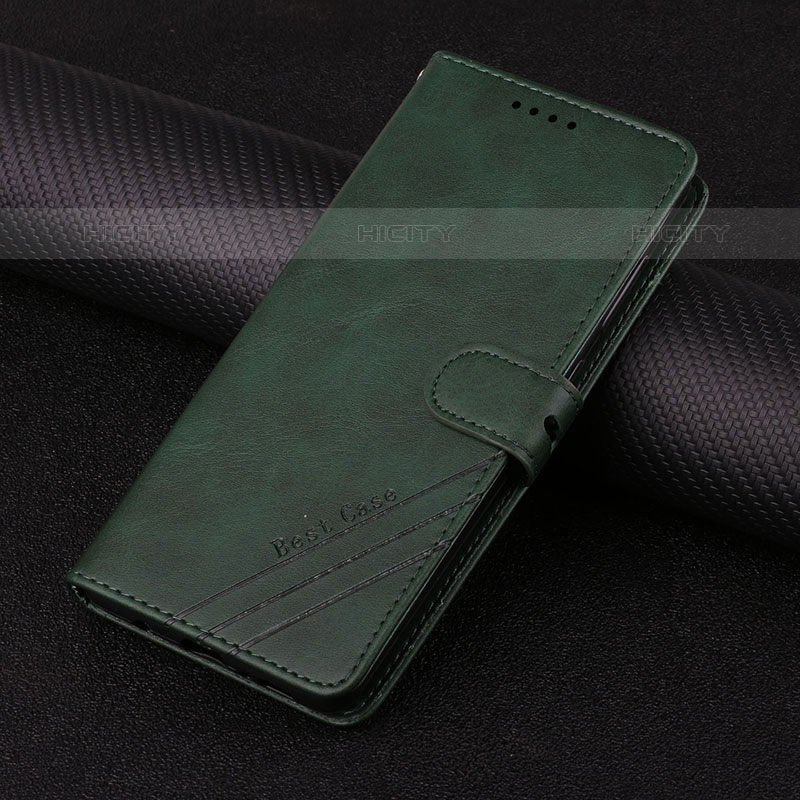 Coque Portefeuille Livre Cuir Etui Clapet H08X pour Google Pixel 6a 5G Vert Plus