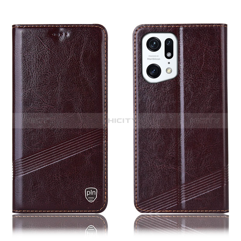 Coque Portefeuille Livre Cuir Etui Clapet H09P pour Oppo Find X5 5G Plus