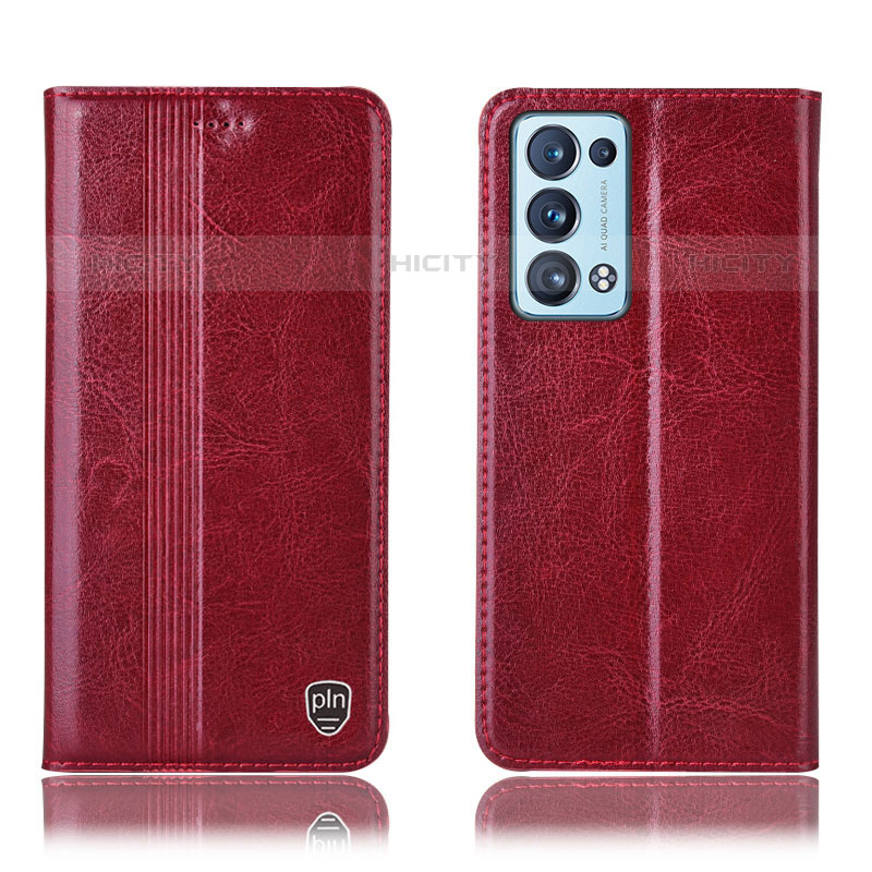 Coque Portefeuille Livre Cuir Etui Clapet H09P pour Oppo Reno6 Pro 5G Plus