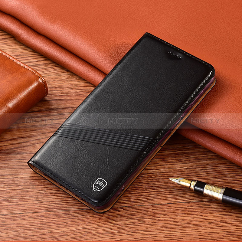 Coque Portefeuille Livre Cuir Etui Clapet H09P pour Xiaomi Mi 10T 5G Noir Plus