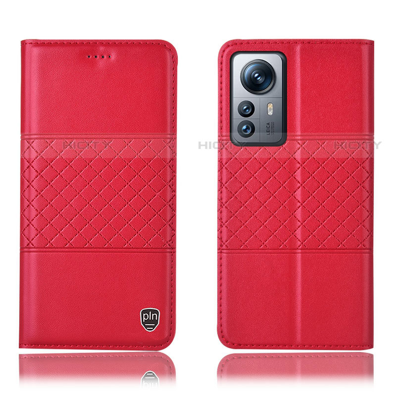 Coque Portefeuille Livre Cuir Etui Clapet H09P pour Xiaomi Mi 12 Lite 5G Rouge Plus