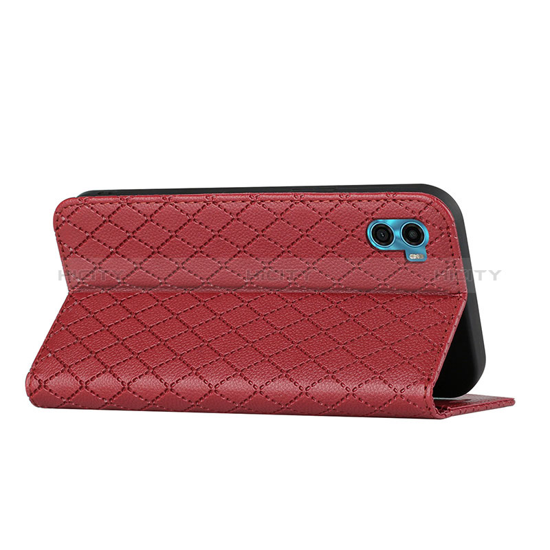 Coque Portefeuille Livre Cuir Etui Clapet H09X pour Motorola Moto E22S Plus