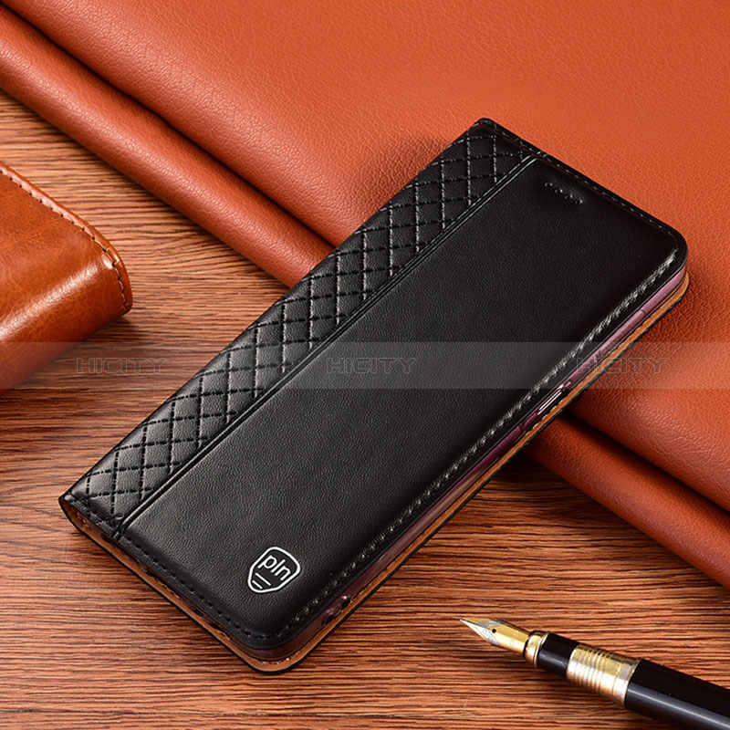 Coque Portefeuille Livre Cuir Etui Clapet H10P pour HTC Desire 22 Pro 5G Noir Plus