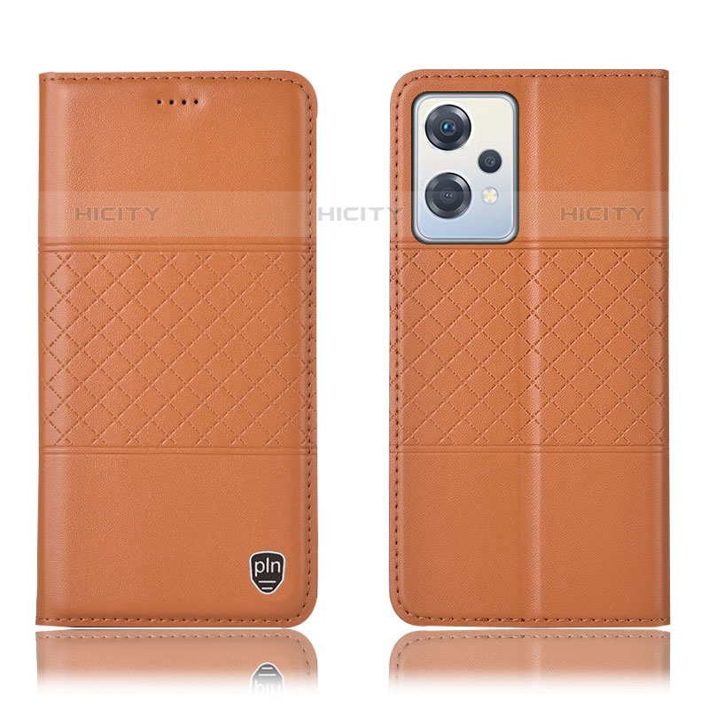 Coque Portefeuille Livre Cuir Etui Clapet H10P pour OnePlus Nord CE 2 Lite 5G Orange Plus