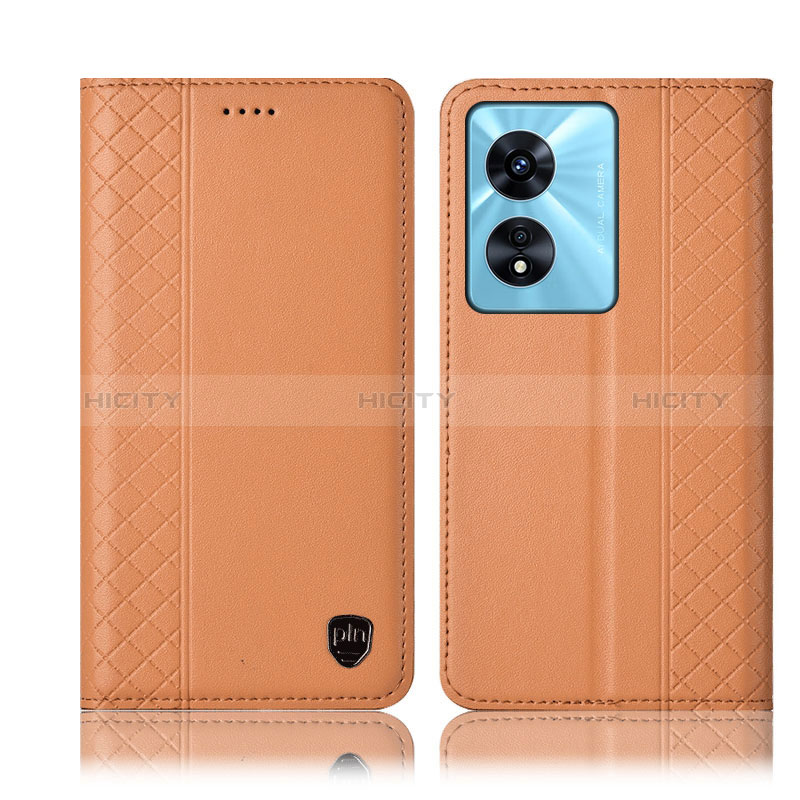 Coque Portefeuille Livre Cuir Etui Clapet H10P pour Oppo A1 5G Orange Plus