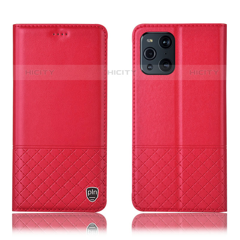 Coque Portefeuille Livre Cuir Etui Clapet H10P pour Oppo Find X3 Pro 5G Plus