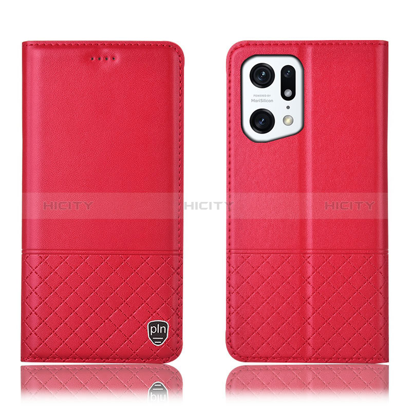 Coque Portefeuille Livre Cuir Etui Clapet H10P pour Oppo Find X5 5G Plus