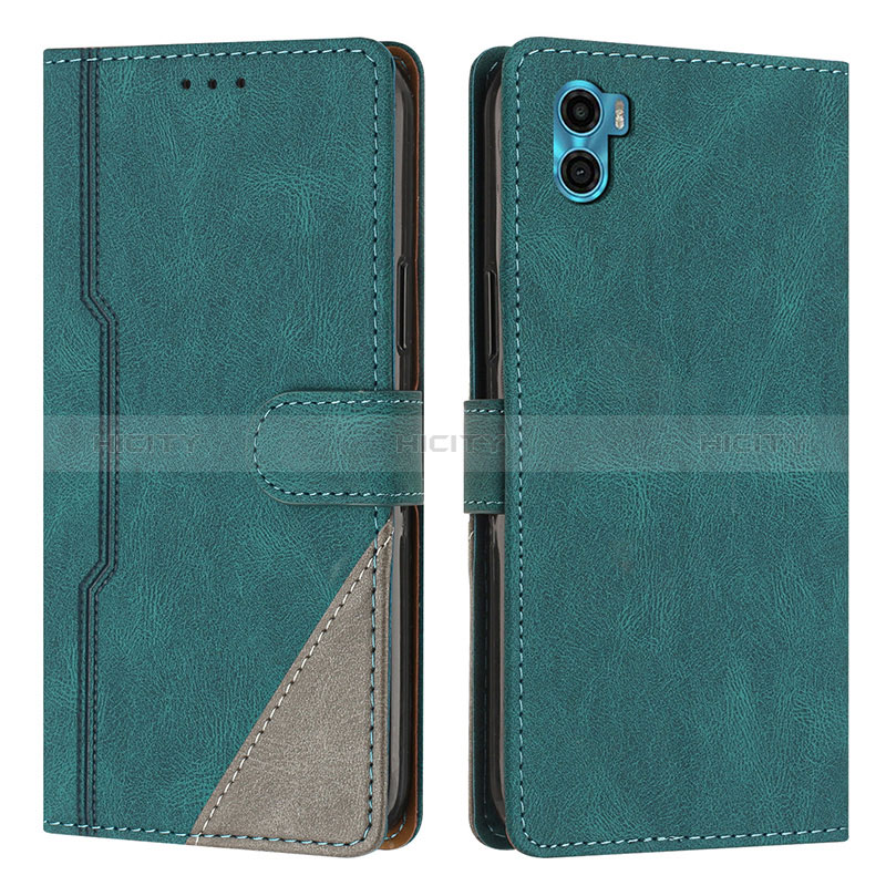 Coque Portefeuille Livre Cuir Etui Clapet H10X pour Motorola Moto E22S Plus