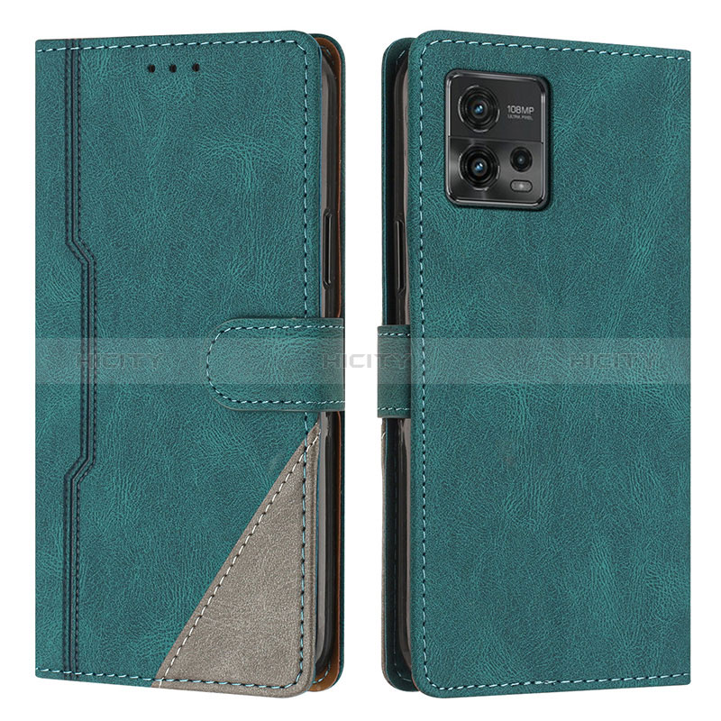 Coque Portefeuille Livre Cuir Etui Clapet H10X pour Motorola Moto G72 Plus