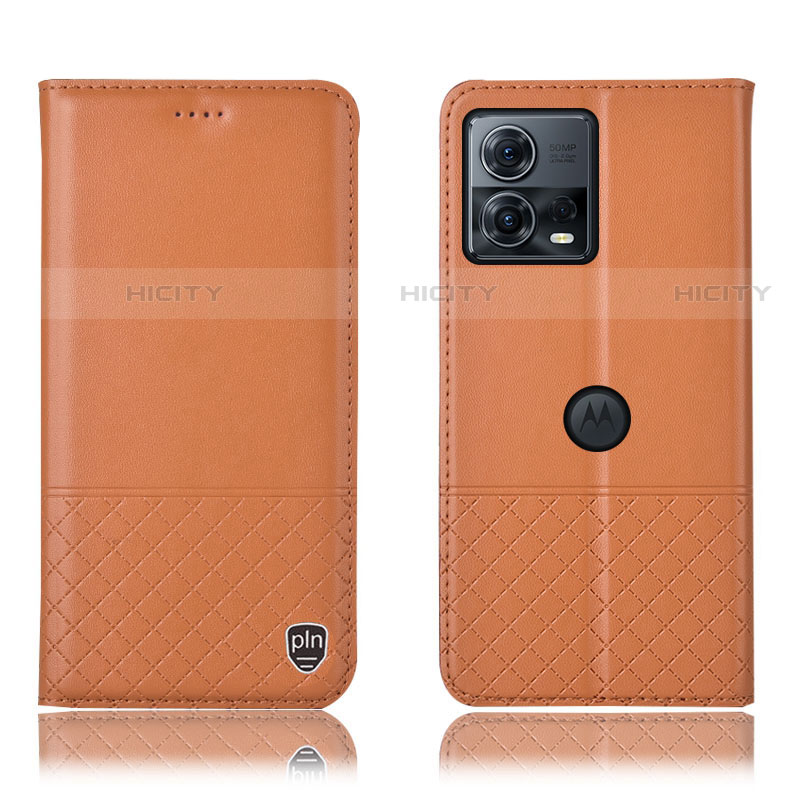 Coque Portefeuille Livre Cuir Etui Clapet H11P pour Motorola Moto S30 Pro 5G Orange Plus
