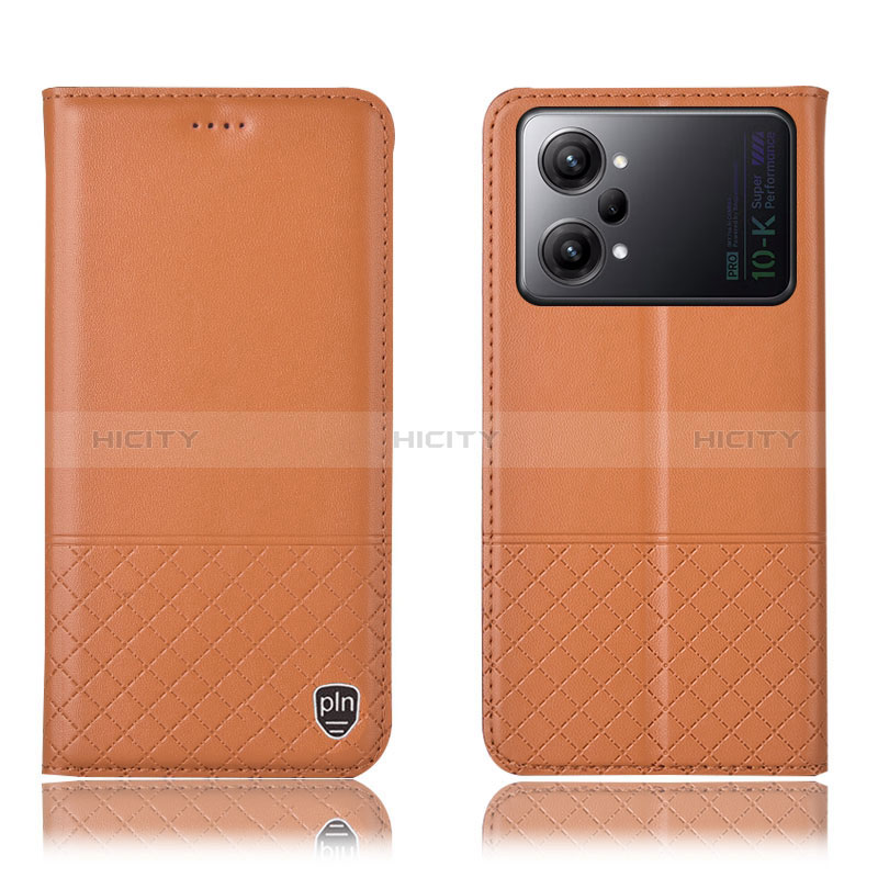 Coque Portefeuille Livre Cuir Etui Clapet H11P pour Oppo K10 Pro 5G Orange Plus