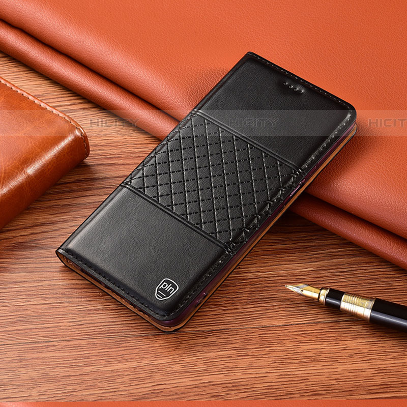 Coque Portefeuille Livre Cuir Etui Clapet H11P pour Samsung Galaxy A03s Noir Plus