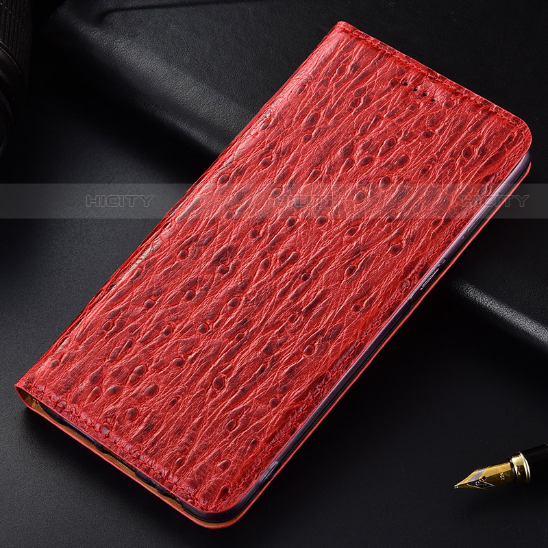 Coque Portefeuille Livre Cuir Etui Clapet H15P pour Motorola Moto Edge S Pro 5G Rouge Plus