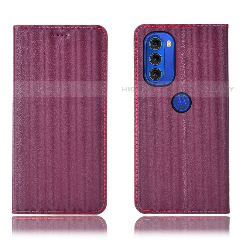 Coque Portefeuille Livre Cuir Etui Clapet H15P pour Motorola Moto G51 5G Plus