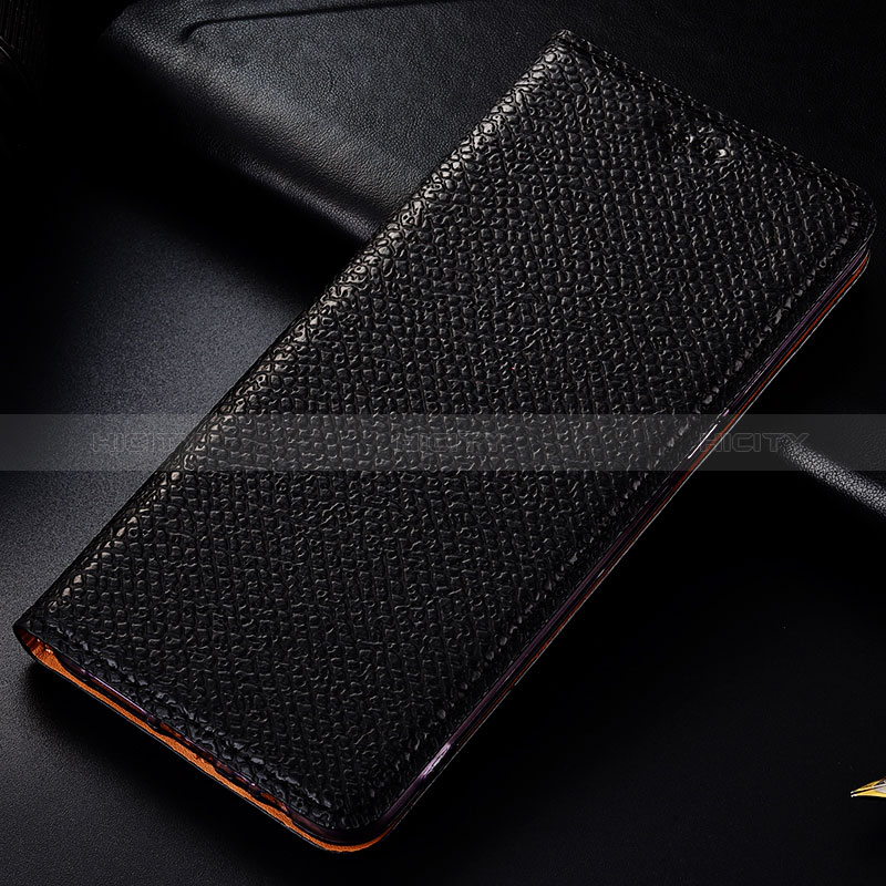 Coque Portefeuille Livre Cuir Etui Clapet H15P pour Samsung Galaxy A71 4G A715 Noir Plus