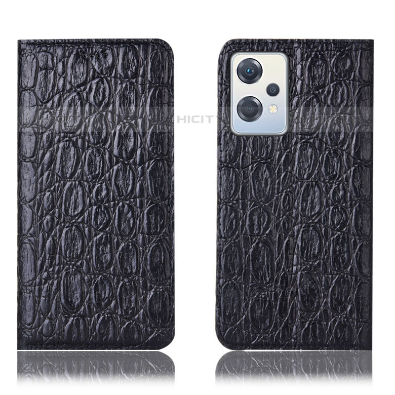 Coque Portefeuille Livre Cuir Etui Clapet H16P pour OnePlus Nord CE 2 Lite 5G Noir Plus