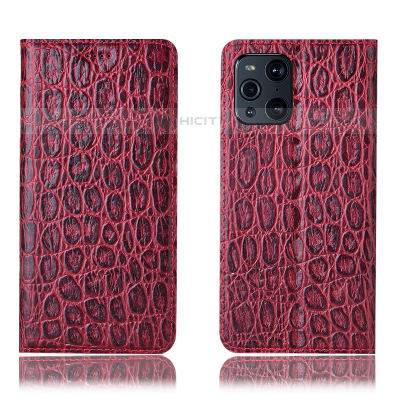 Coque Portefeuille Livre Cuir Etui Clapet H16P pour Oppo Find X3 Pro 5G Plus