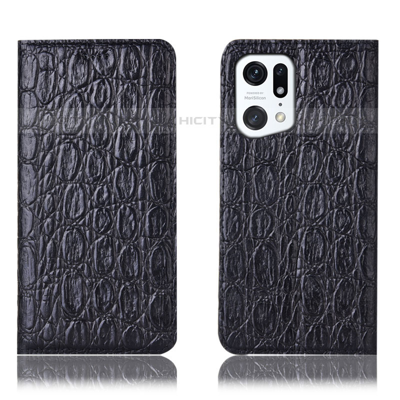 Coque Portefeuille Livre Cuir Etui Clapet H16P pour Oppo Find X5 Pro 5G Plus