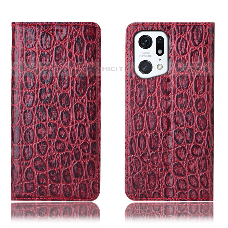 Coque Portefeuille Livre Cuir Etui Clapet H16P pour Oppo Find X5 Pro 5G Plus