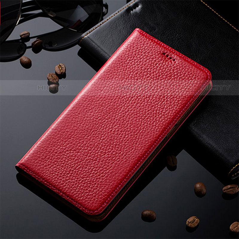 Coque Portefeuille Livre Cuir Etui Clapet H17P pour Vivo iQOO 9 Pro 5G Rouge Plus